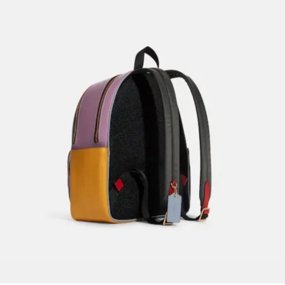 NWT Coach Color Block Backpack - Picture 3 of 13
